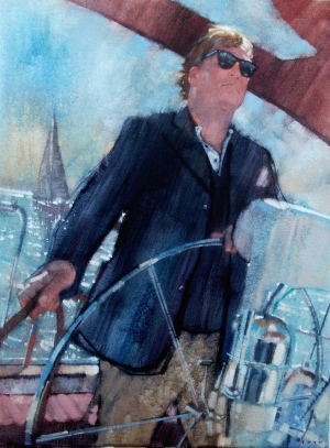 Captain Hart, 18" x 24", oil on canvas