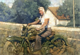 Harley 1940's 12'x16" oil on canvas